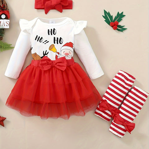 Conjunto Festivo Elfa para Niña 