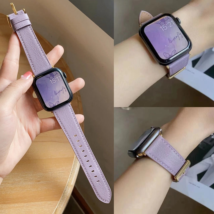 CueroElegante: Correa de Piel para Apple Watch