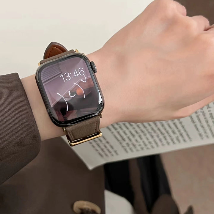 CueroElegante: Correa de Piel para Apple Watch