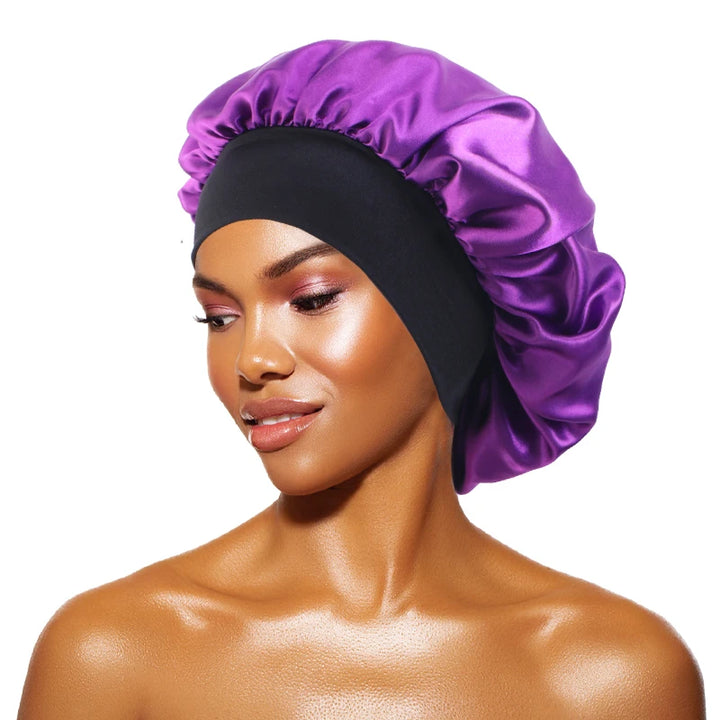 Satinado Glam: Gorro de Dormir y Baño