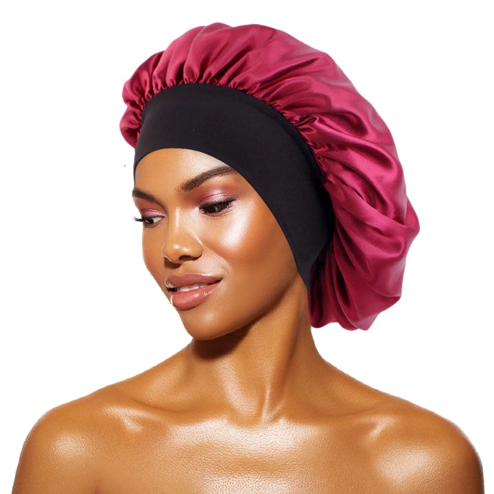 Satinado Glam: Gorro de Dormir y Baño