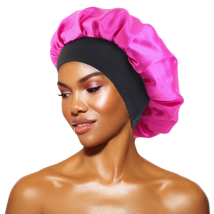 Satinado Glam: Gorro de Dormir y Baño