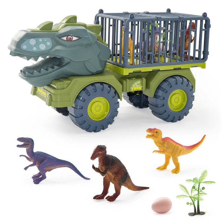 DinoCamión: Transportador de Dinosaurios para Niños