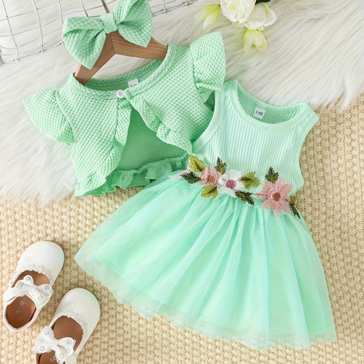 EstiloVerano: Conjunto Floral Infantil