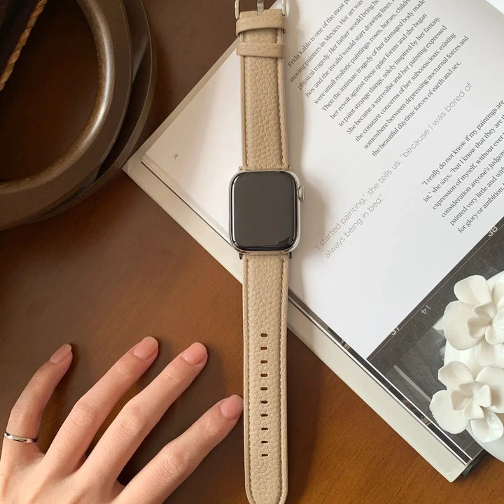 CueroElegante: Correa de Piel para Apple Watch