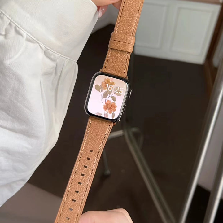 CueroElegante: Correa de Piel para Apple Watch