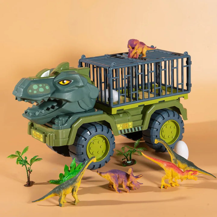 DinoCamión: Transportador de Dinosaurios para Niños