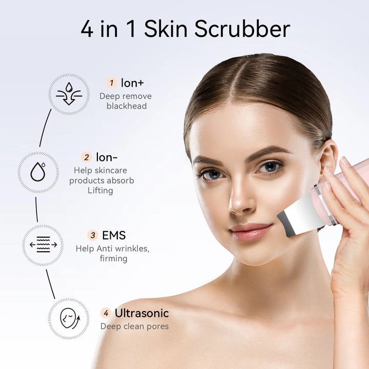 Dermaclean Pro: Scrubber Ultrasonico Facial