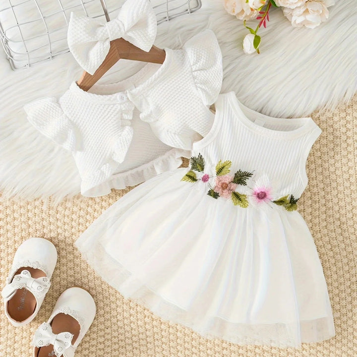 EstiloVerano: Conjunto Floral Infantil