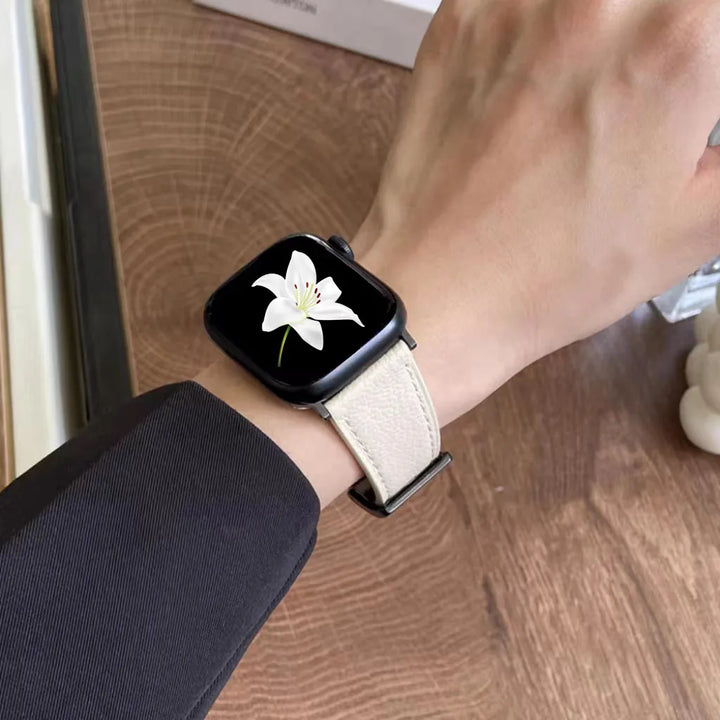 CueroElegante: Correa de Piel para Apple Watch