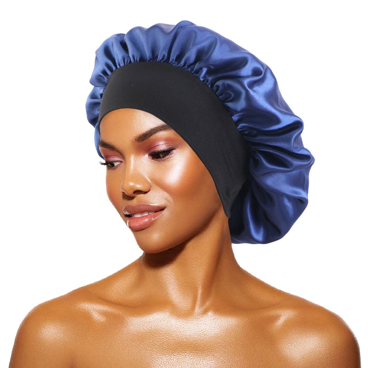 Satinado Glam: Gorro de Dormir y Baño