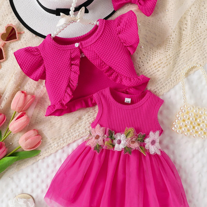 EstiloVerano: Conjunto Floral Infantil