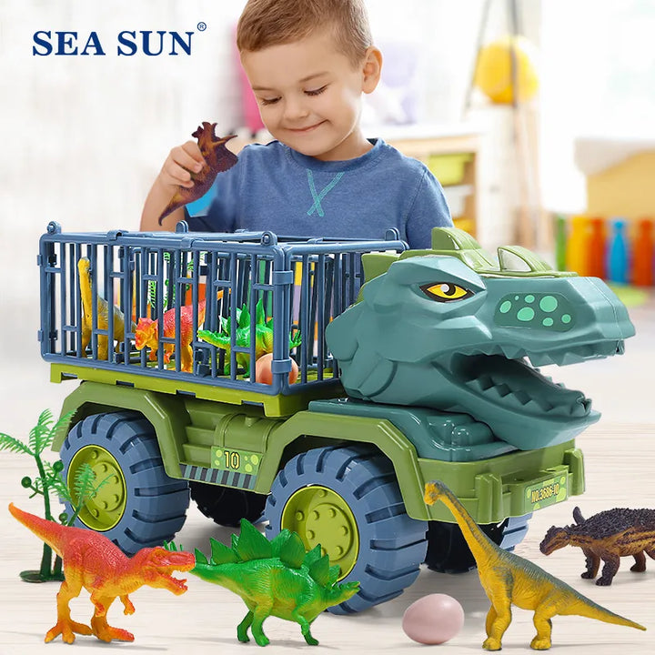 DinoCamión: Transportador de Dinosaurios para Niños