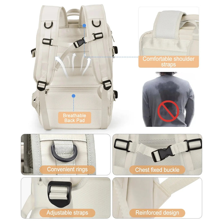 ViajaComodidad: Mochila Expandible Multifuncional