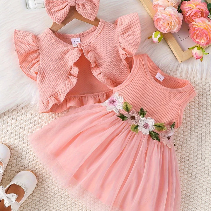 EstiloVerano: Conjunto Floral Infantil