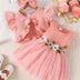 EstiloVerano: Conjunto Floral Infantil