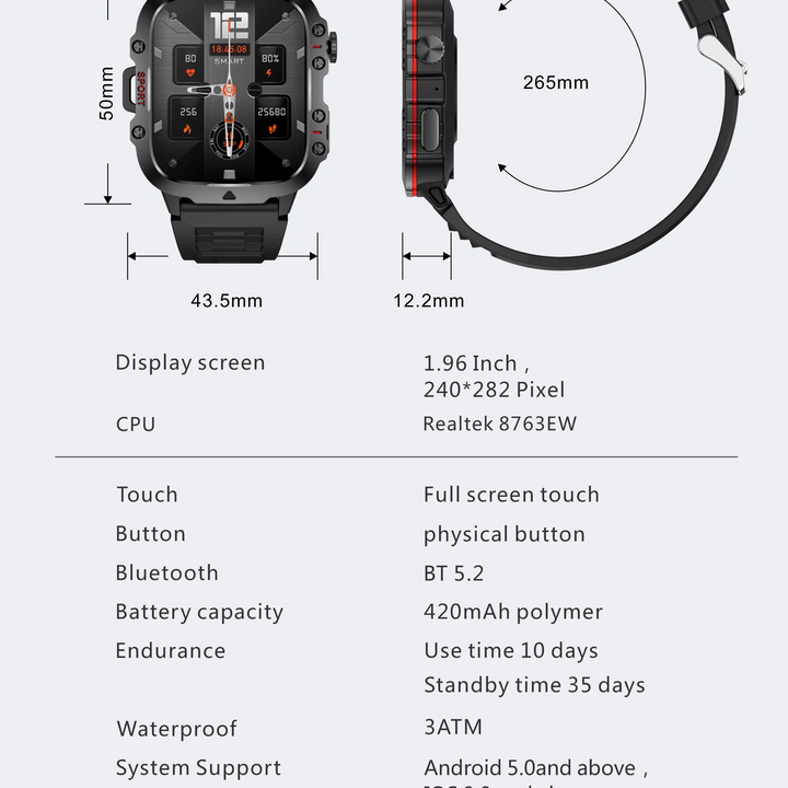 Smartwatch Conectado Pro