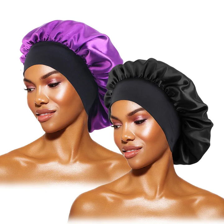 Satinado Glam: Gorro de Dormir y Baño